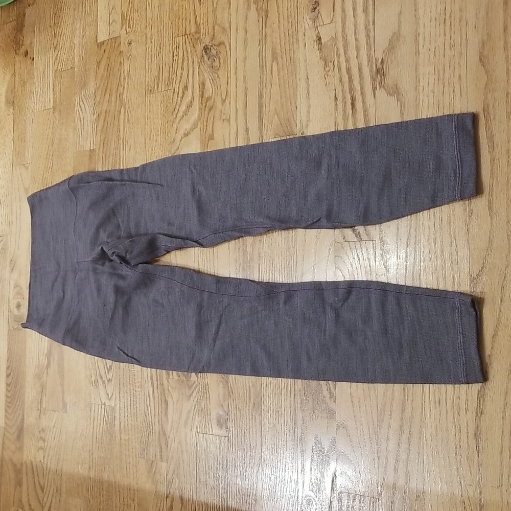 (2) lululemon athletica Thick Knit High Rise Ankle Cropped Leggings  Running Gym